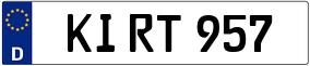 Truck License Plate